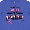 thumbnail image 4 of Inktastic My Aunt is a Survivor Breast Cancer Awareness Youth T-Shirt, 4 of 5