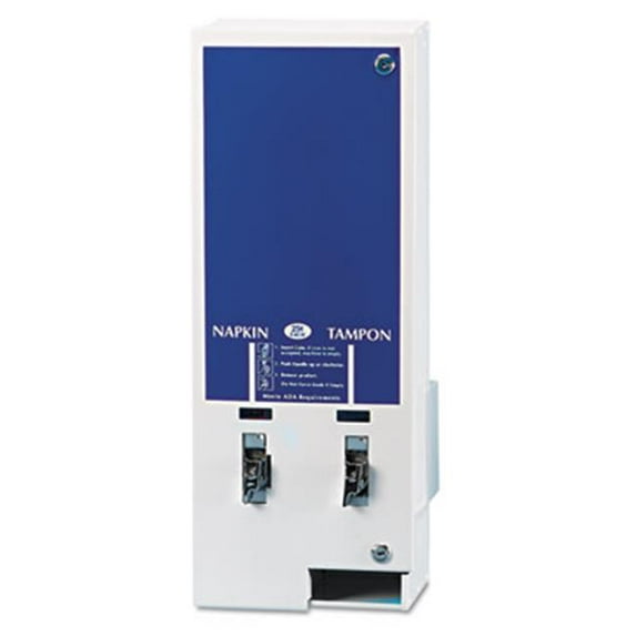 Hospital Specialty ED125 Electronic Vendor Dual Sanitary Napkin & Tampon Coin Operated Metal Dispenser
