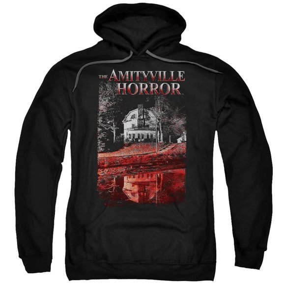 Amityville Film d'Horreur Classique MGM Miroir Maison Adulte Pull à Capuche Noir
