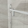 thumbnail image 3 of Goodyo Neo-Angle Frameless Shower Door 36 in. D x 36 in. W x 72 in. H Corner Shower Enclosure with White Acrylic Shower Base Combo, Pivot Shower Door in Chrome Finish, 3 of 6