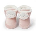 thumbnail image 3 of Zecgelong Infant Baby Boys Girls Soft Plush Snow Boots Warm Cotton First Walkers Shoes Waterproof Baby Boots‌ 12-18 Months, 3 of 3