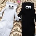 thumbnail image 4 of Calcetines Para Parejas, Calcetines Transpirables Para Parejas De Muñecas 3D, Succión Magnética, Y Negro, 2 Pares Para Uso Diario, 4 of 7