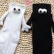 thumbnail image 4 of Calcetines De Pareja, Atractivos Calcetines De Pareja De Muñecas 3D En Y Negro Con Succión Magnética, 2 Pares Para Uso Diario, 4 of 7