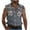 Gray, variant on VBTAPA Mens Sleeveless Button Down Shirts Western Aztec Tank Tops Summer Casual Cargo Shirt with Multi Pockets Sales of the Day Brown XXXL