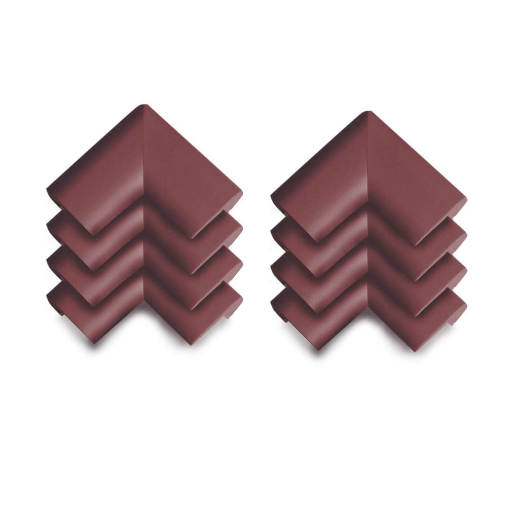 Akisor Corner Safety Bumpers Healthy PBA Free Baby Cushion,Table Furniture Safety Protect Child,Keep Your Kids Head Safe Under Stairs,Pack 8