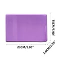thumbnail image 3 of Dvruxg High-Density Yoga Block, Non-Slip Exercise Brick, Eco-Friendly EVA Foam, Portable Dance Support Block, 3 of 4
