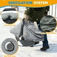 thumbnail image 2 of Orzbow Winter Baby Car Seat Cover, Universal Carseat Cover for Babies with Breathable Mesh Window, Cozy and Warm Car Seat Covers for Cold Weather, Light Grey, 2 of 6