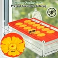 thumbnail image 3 of Naipo Bird Feeders for Outdoors Hanging with Ant Moat, Suction Cup Humming Bird Feeder with 12-Port, Leak-Proof, 14OZ, 3 of 9