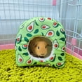 thumbnail image 3 of Thickened Warm Cotton Nest Cartoon Pattern Small Animal Supplies For Guinea Pig Hamster Squirrel, 3 of 9