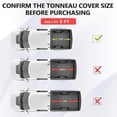 thumbnail image 2 of Soft Roll-Up Truck Bed Tonneau Cover Compatible with 2019-2026 Ford Ranger 5' 1" (61") Bed | Not fit Cargo Management Rails, 2 of 4