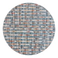 thumbnail image 2 of Unique Loom Aramis Collection Area Rug - Aras (10' Round Blue/Beige), 2 of 9