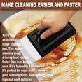 thumbnail image 3 of Kit de limpieza de plancha Premium de 5 piezas, práctico raspador de alimentos de acero inoxidable combinado con 4 estropajos abrasivos antigrasa, el mejor juego de herramientas de limpieza para, 3 of 5