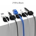 thumbnail image 1 of ORICO Cable Organizer Colorfu Wire Winder USB Cable Earphone Holder Silicone Cord Manager Protector Desk Tidy Organiser For Digital Cable, 1 of 1