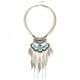 thumbnail image 4 of Qarigey Mujer hombre aleación borla collar moda collares colgante joyería regalos accesorio cumpleaños club nocturno Bar Ropa, zapatos y accesorios Miscelánea Azul Qarigey AP014684-02, 4 of 6