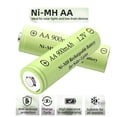 thumbnail image 2 of Baterías recargables Betmaxful AA 1,2 V 900 mAh NiMH, 10 paquetes, 2 of 7