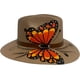thumbnail image 1 of Sombrero Artesanal Ximxi para Dama de Mariposa Color Beige, 1 of 5