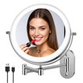 thumbnail image 1 of Espejo de maquillaje FUNTOUCH de 8 pulgadas con aumento de 1X/20X, 1 of 7
