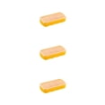 thumbnail image 2 of Redempat PP TPE Ice-cube Tray Flexible Solid Color Replacement 8 Grid Home Bar Mold Tool Accessories with Dustproof Lid Yellow 3Set, 2 of 6