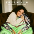 thumbnail image 2 of Sacred Thread Sherpa Fleece Blanket, Soft and Cozy Queen Blanket, Plush Blanket for Sofas & Beds, 2 of 8