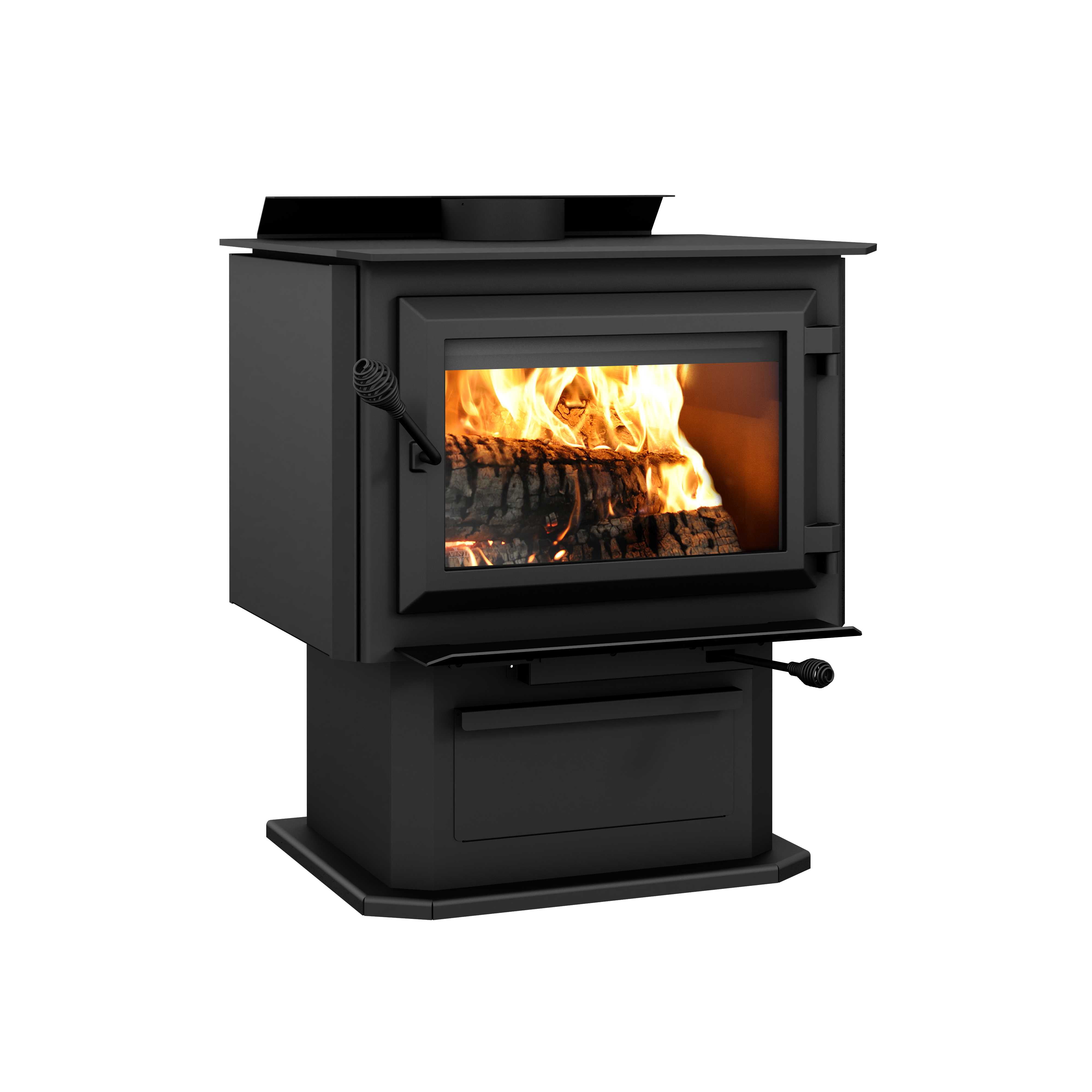 Large Sized Single Door Wood Burning Fireplace Insert with 2100 Sq Ft Max  Heating Space - HES240 - Walmart.com