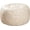 Cream White (No Stuffing), variant on Unstuffed Moroccan Storage Pouf Foot Stool Ottoman Seat Handmade Faux Leather Bean Bag Floor Chair Foot Rest for Living Room, Bedroom or Balcony (Brown & Khaki)
