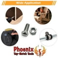 thumbnail image 5 of Phoenix Top-Notch Tools 25 Pc. M6 Flat Head Screws with M6 Hex Nuts, Heavy-Duty 304 Stainless Steel Machines screws, 20mm Thread Length, Fits Cable Clamps, TV Mounting, Wall Mounts, 5 of 7
