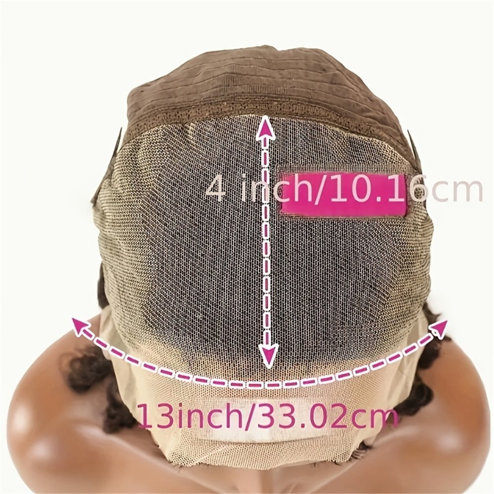 Short Bob Wigs Human Hair 13x4 Lace Wigs 180% Density 4# Straight Transparent Lace Frontal Wig