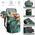 thumbnail image 5 of Travel Cooler Bag - Teal Gold Marble Camping Beer Cooler Backpack with Bottle Opener- Waterproof Insulated Picnic Backpacks - Cooler Bag for Beach, 5 of 6