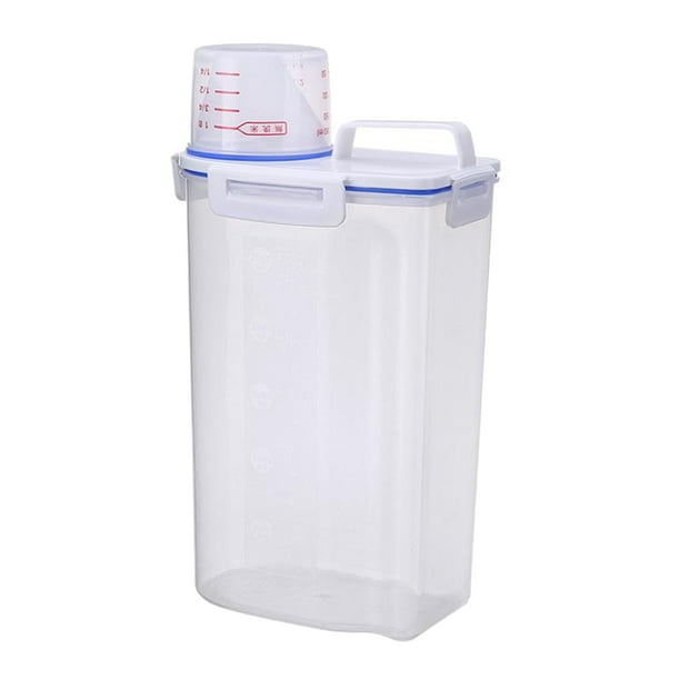 Recipiente plástico del envase de almacenamiento del arroz de las pastas del 2.5L Sunnimix contenedor de almacenamiento de cereales