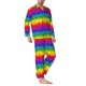 thumbnail image 2 of Balery Bright Rainbow Pijama para Hombre de Dos Piezas con Manga Larga, Conjunto de Dormir y Descanso Suave con Bolsillos-X-Large, 2 of 6