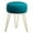 Teal, variant on Vanity Stool, White Vanity Stools for Makeup Room, Round Ottoman Foot Stool, Velvet Footrest Vanity Chair for Bathroom Vanity, Bedroom, Living Room, Entryway, Offices