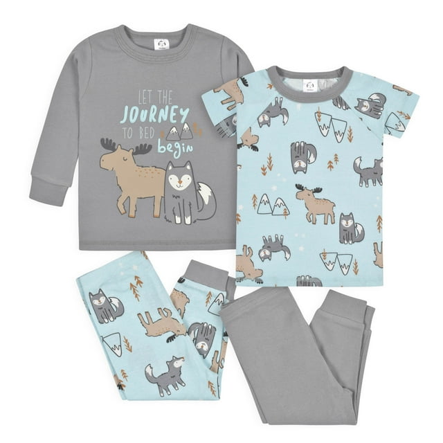 Gerber set 2 pijamas algodón seguro niño conjunto dormir 12 a 60 meses