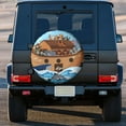 thumbnail image 3 of Kll Animals On Noah'S Ark Tire Cover,Universal Wheel Tire Cover For Trailer, Rv, Suv, Truck,Camper And Many Vehicle,(16 Inch), 3 of 7