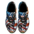thumbnail image 2 of Horse Patriotic American flag Shoes Sneakers Black Size 11.5, 2 of 7