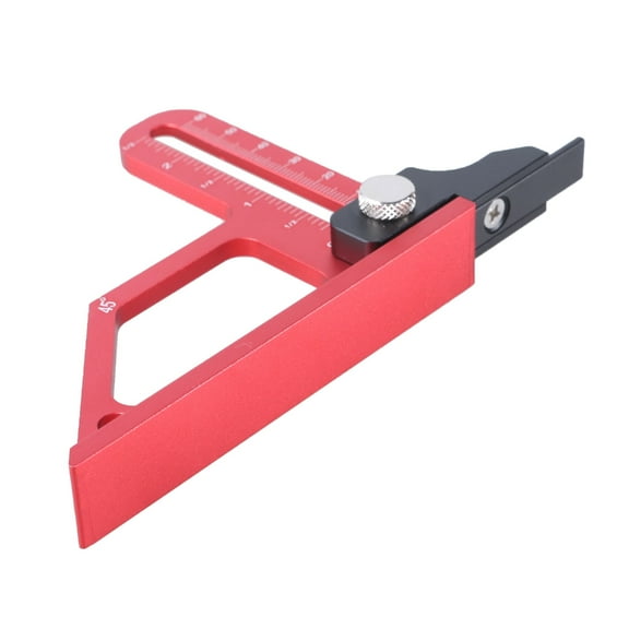 Essential Tool Aluminum Depth Gauge Adjust for Precise Woodworking Measurements