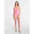 thumbnail image 2 of No Boundaries Halter Bandeau One Piece Swimsuit, Women's XXS-XXL, 2 of 5