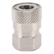 thumbnail image 1 of Accesorio de rosca hembra, Conector de recarga de CO2 Adaptador de recarga 304 C Adaptador NPTC Durabilidad extendida, 1 of 8