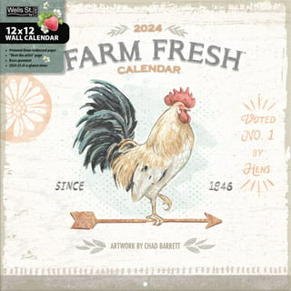 Buy Farm to Table Calendar 2024  Art Work by Mollie B 
