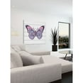 thumbnail image 2 of Marmont Hill Lavender Butterfly Painting Print, 2 of 7