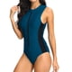 thumbnail image 4 of WILLBEST Trajes de Baño Niña Natacion Mujer Verano Sin Mangas Cremallera Surf Traje de Baño Traje de Baño Playa Sexy Bikini Traje de Baño, 4 of 8