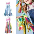 thumbnail image 4 of 1 Pair Kids Bicycle Tassel Ribbon,Children Scooter Handlebar Streamers Bicycle Grips Ribbon Baby Carrier Accessories Easy Attach to Bike's Handlebars, 4 of 7