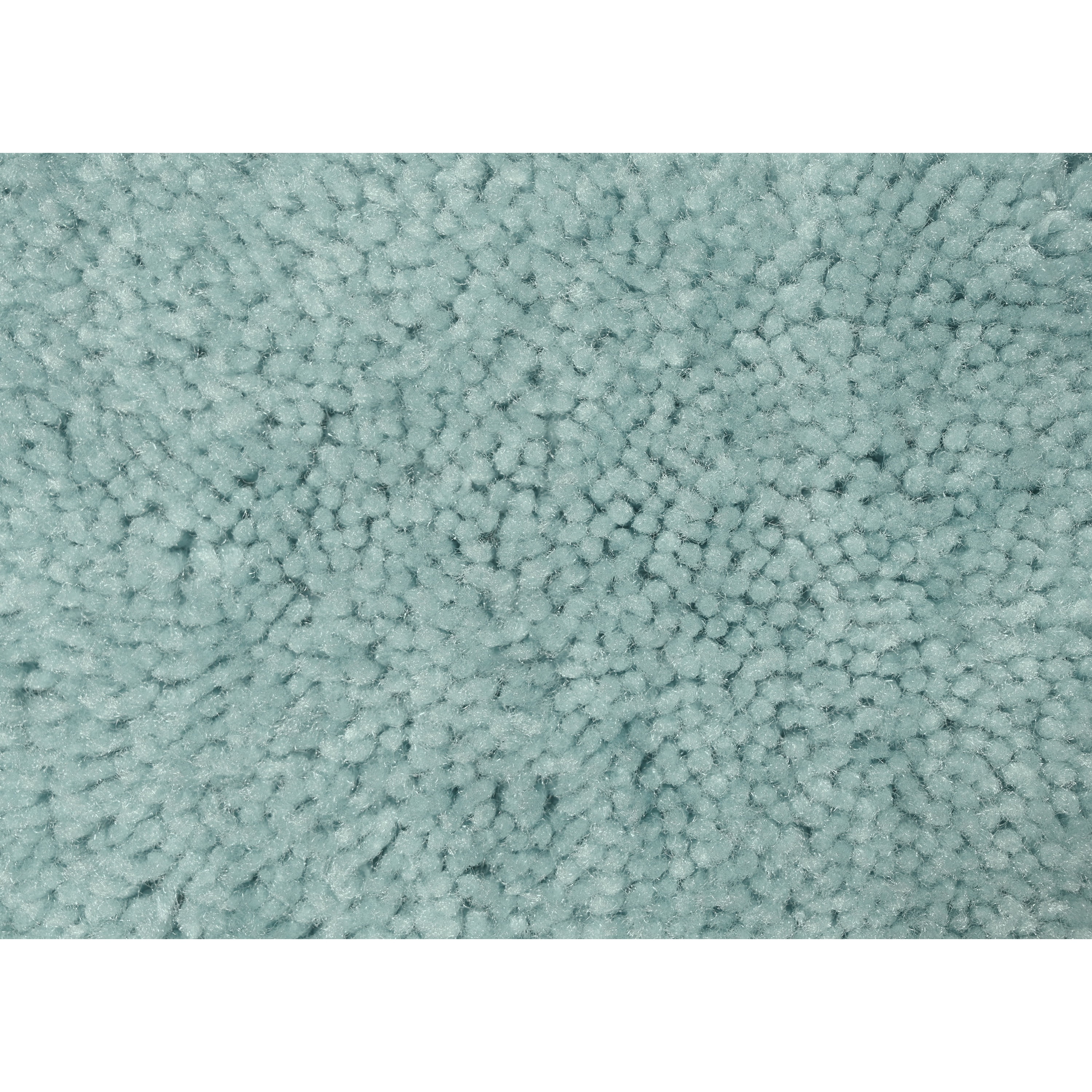 Garland Rug Traditional Washable Bath Rug Set, 3 Piece Set (21"x34" Bath Rug, Contour Rug, & Toilet Lid) Sea Foam