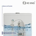 thumbnail image 4 of KK KE KING Water Saving 0.8/1.28 GPF Dual-Flush Elongated One-Piece Toilet, 12'' Rough-in, 4 of 17