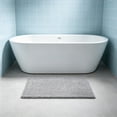 thumbnail image 6 of CuiLiyq Thickened Chenille Bath Mat, 30"x18" Absorbent Non Skid Rug, Soft Floor Pad for Bathroom, Entryway, Bedroom (Gray), 6 of 6
