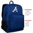 thumbnail image 4 of Atlanta Braves™ MLB 16 Inch Backpack, 4 of 8