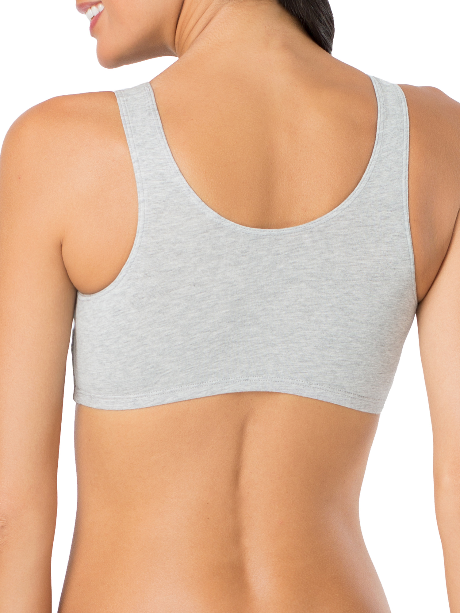 Fruit of the Loom Women's Tank Style Sports Bra, 4-Pack, style