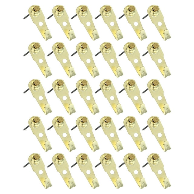 Unique Bargains 30 Lbs Cintres pour Photos Crochets Muraux Clous Matériel Épingles Murales Kit de Suspension pour Photos 30 Ensembles