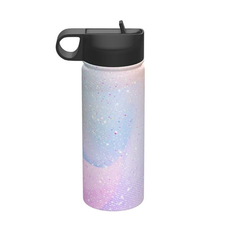 

Daiia Rainbow Printed 18oz Sports Insulated Kettle With Straw Water Bottle For Running Hiking Cycling Climbing Mens Woman S Sports Water Bottle