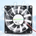 thumbnail image 1 of 8cm 24V Cooling Fan, Computer Cooling Fan Durable South And North Bridge For Mainframe-Box, 1 of 8