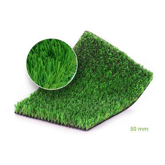Pasto sintético ilios innova 4 metros cuadrados 50mm 2 tonos